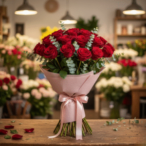 Buchet 19 Trandafiri Roșii
