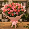 Buchet Flori de Sezon Rapsodie de Primăvară cu Lalele și Zambile - imagine 1