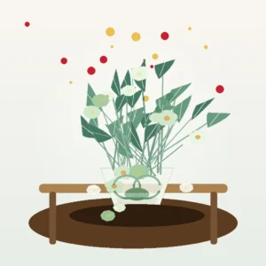 Buchet Flori Deosebite Aurora Polară cu Orhidee Cymbidium și Cale Verzi - imagine 4