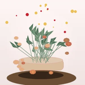 Aranjament Flori Deosebite Coral Arhitectural cu Anthurium Terracotta și Leucadendron - imagine 2