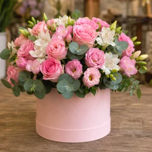 Aranjament Floral la Comandă București Semnătură Coral cu Gerbera - imagine 2