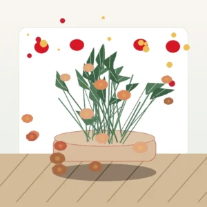Aranjament Flori Deosebite Coral Arhitectural cu Anthurium Terracotta și Leucadendron - imagine 3