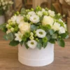 Cutie Florală Online București Eleganță Albă - imagine 1