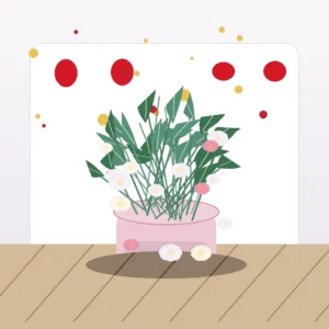 Aranjament Valentine Blush Kiss cu Trandafiri Roz și Lisianthus - imagine 3