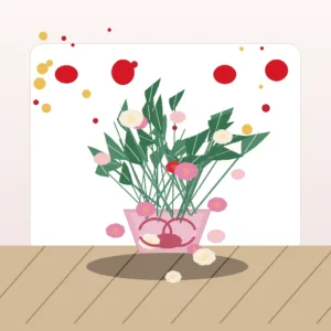 Buchet Ziua Îndrăgostiților Inimă Boema cu Ranunculus și Alstroemeria - imagine 3
