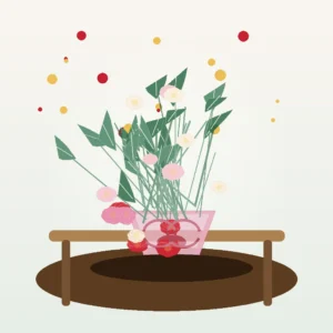 Buchet Ziua Îndrăgostiților Inimă Boema cu Ranunculus și Alstroemeria - imagine 4