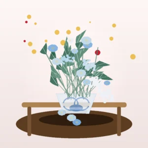Buchet Flori Deosebite Bleu Rar cu Hortensie Albastră și Oxypetalum - imagine 4