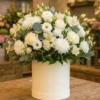 Cutie Flori Online Nude Rose cu Cymbidium Pastel - imagine 1