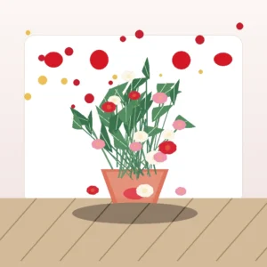 Buchet Valentine First Date cu Lalele Roșii și Frezii - imagine 3