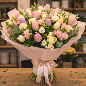 Buchet Mărțișor Signature cu Anemone și Frezii
