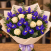 Buchet Mărțișor Iris și Zambile Lila