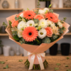 Buchet Mărțișor Coral cu Ranunculus