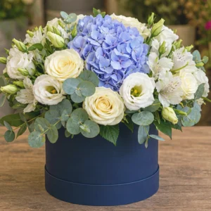 Buchet Flori Online București Blue Note cu Irisi - imagine 1