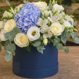 Aranjament Flori la Comandă București Blue Draft cu Delphinium - imagine 2