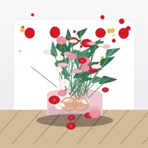 Cutie Valentine Secret Garden cu Macarons și Trandafiri - imagine 3