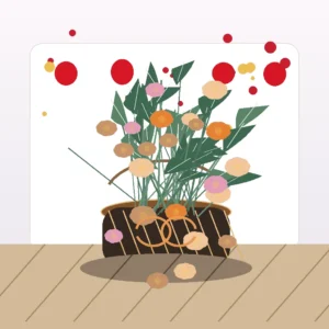 Coș Flori Deosebite Semnătură de Atelier cu Cale Mango și Astilbe - imagine 3