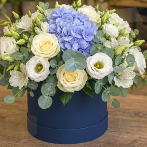 Aranjament Flori la Comandă București Blue Draft cu Delphinium - imagine 3