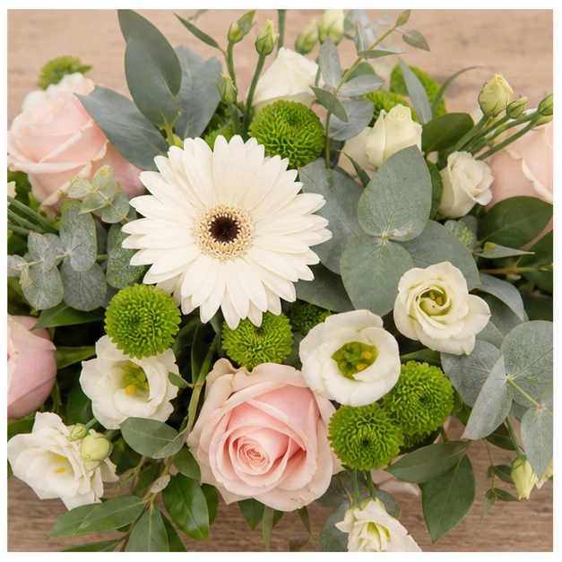 Livrare aranjamente florale pentru decorarea locuintei centerpiece pastel pentru masa - poza 2