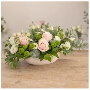 Livrare aranjamente florale pentru decorarea locuintei centerpiece pastel pentru masa - poza 4