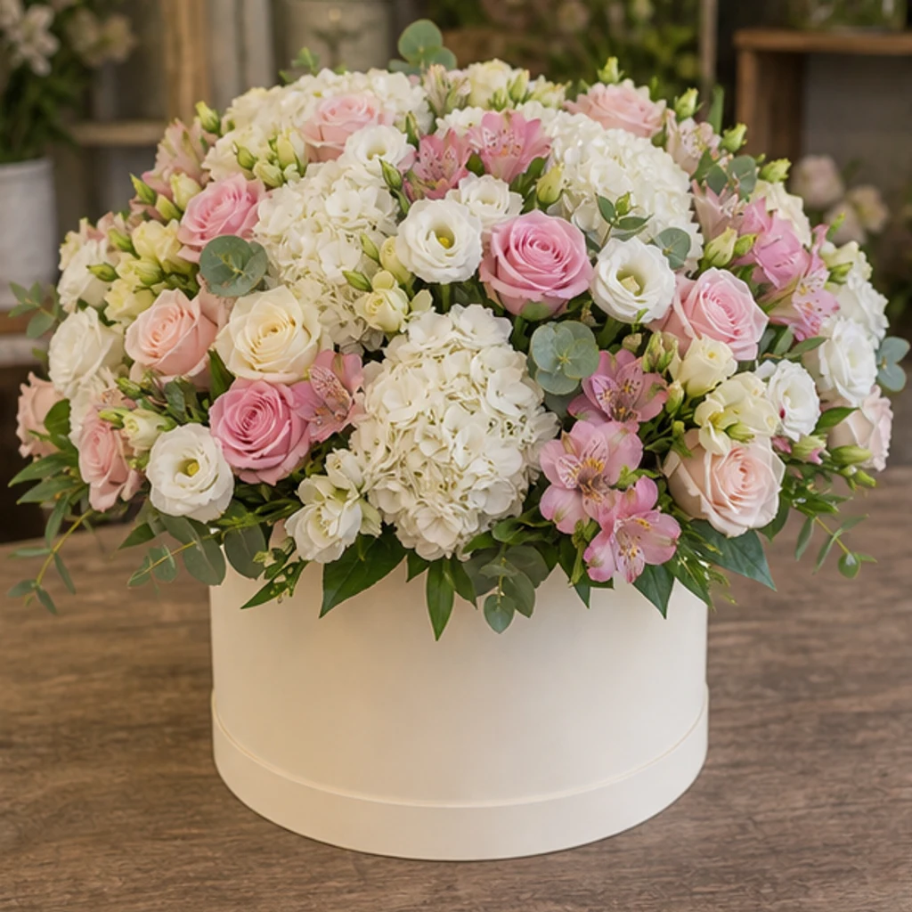 Aranjament floral în cutie Signature Grand - poza 3