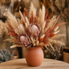 Aranjament Flori Uscate Terracotta - imagine 1