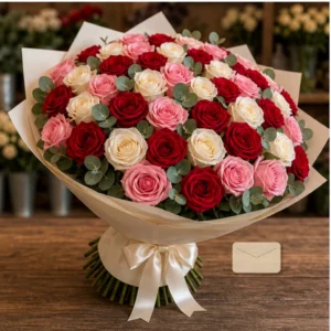 Buchet Acasa Rose Harmony - imagine 3