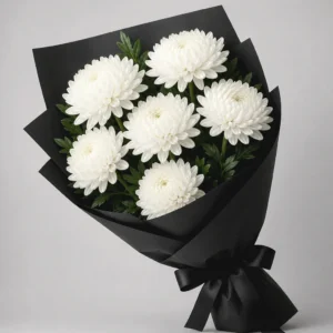 Buchet Condoleanțe White Lily Tribute - imagine 4