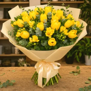 Buchet cu Livrare Golden Lift - imagine 1