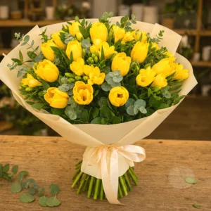 Buchet cu Livrare Golden Lift - imagine 3