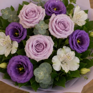 Buchet flori deosebite violet delicat - poza 4