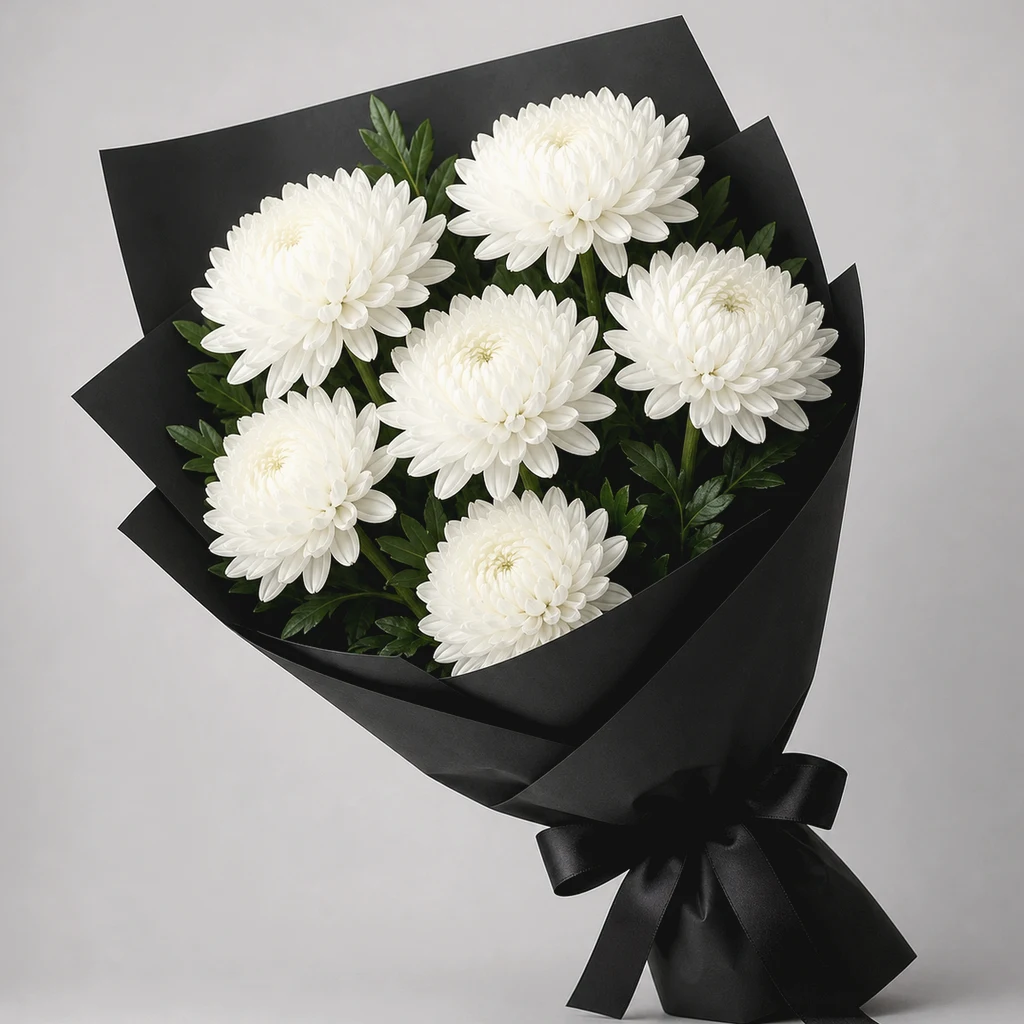 Buchet Funerar Ivory Respect - imagine 4