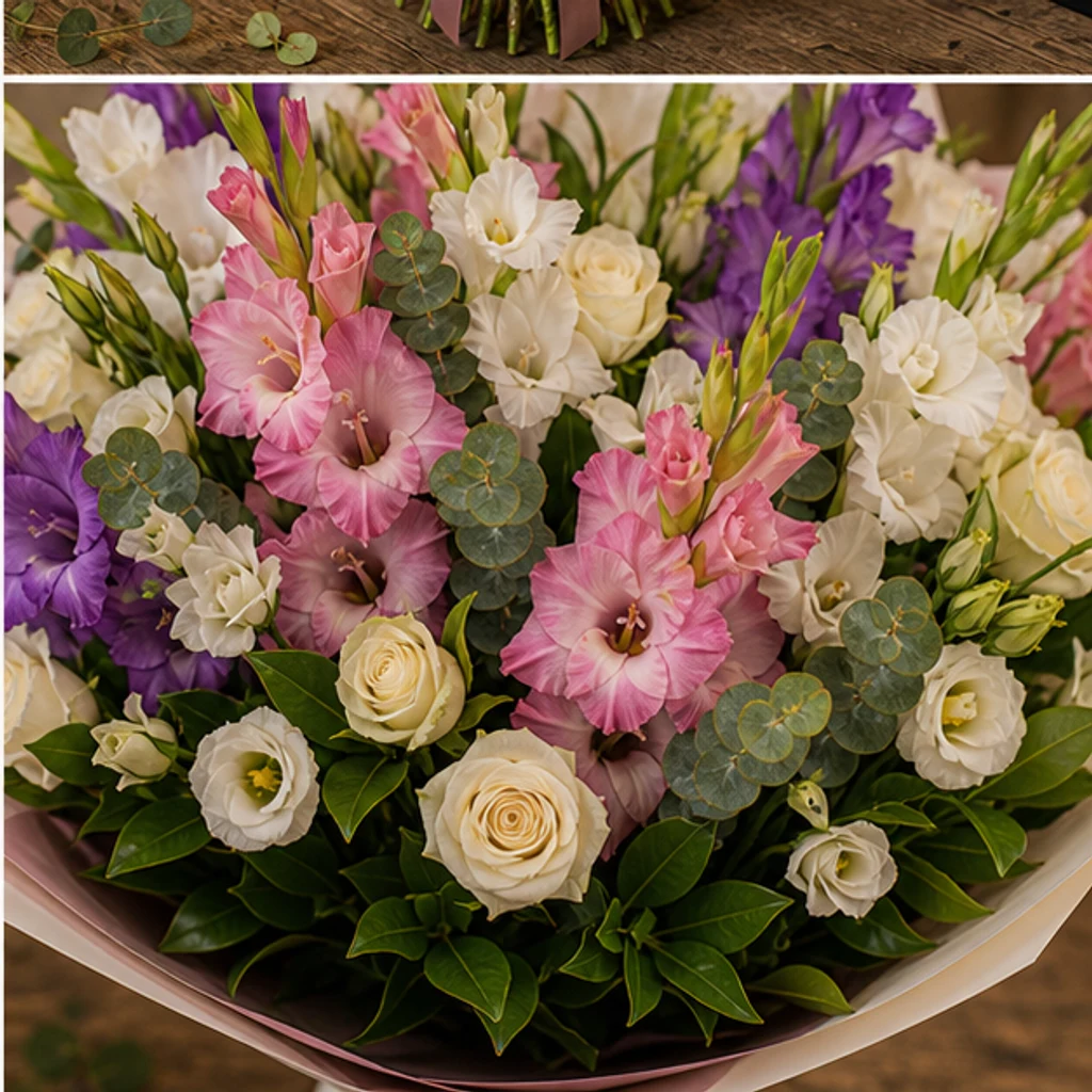 Buchet gladiole premium mixt ceremonie - poza 4