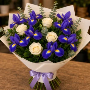 Buchet Iris Sky Signature - imagine 3