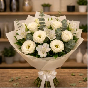 Buchet Ivory Soft Day - imagine 1