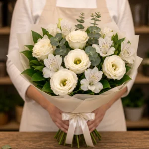 Buchet Ivory Soft Day - imagine 3