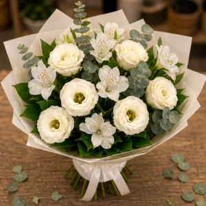 Buchet Ivory Soft Day - imagine 4