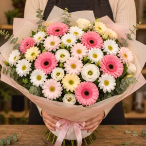 Buchet Livrat Acasa Peach Halo - imagine 2