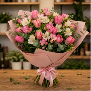 Buchet Meadow Blush - imagine 1