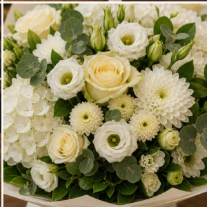 Buchet Online grandios alb crem - poza 4