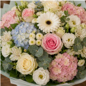 Buchet Online lux multicolor cu hortensie - poza 4