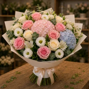 Buchet Orchid Touch Pastel - imagine 3