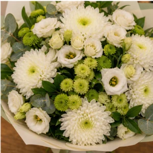 Buchet Personalizat alb verde elegant - poza 4