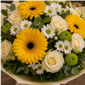 Buchet Personalizat galben luminos - poza 4