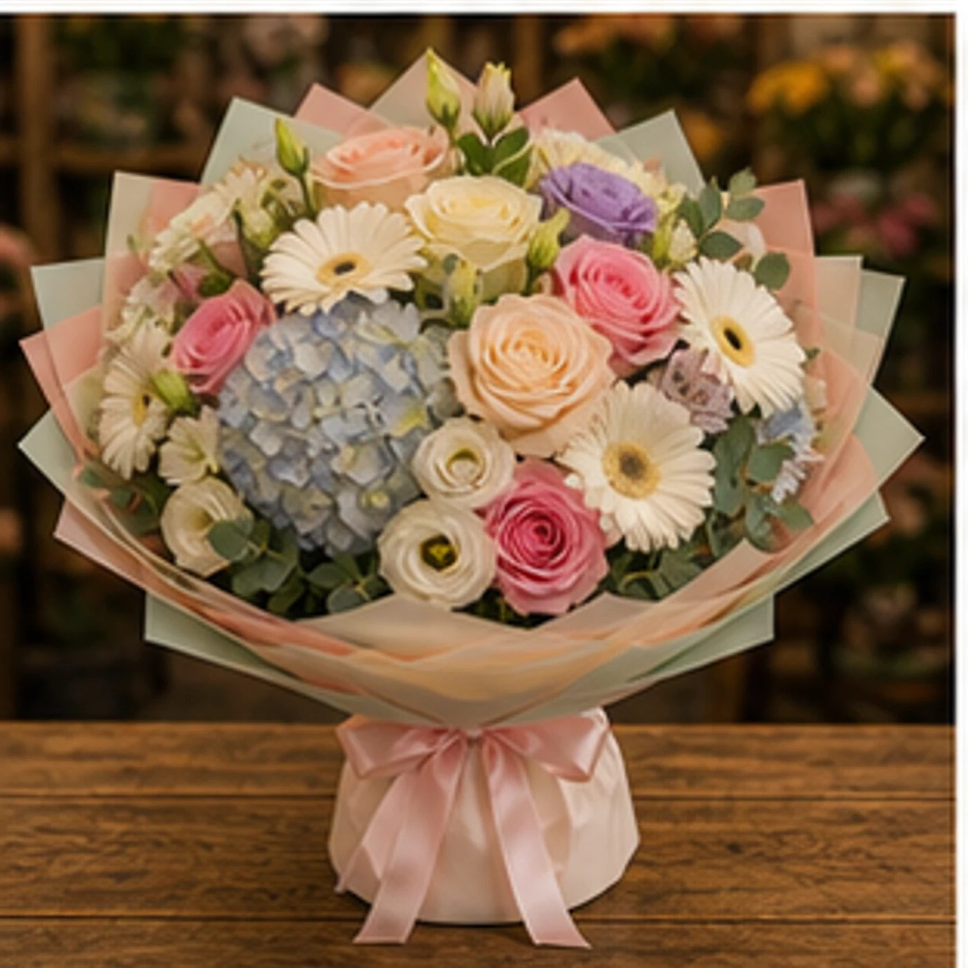 Buchet Personalizat lux multicolor - poza 1