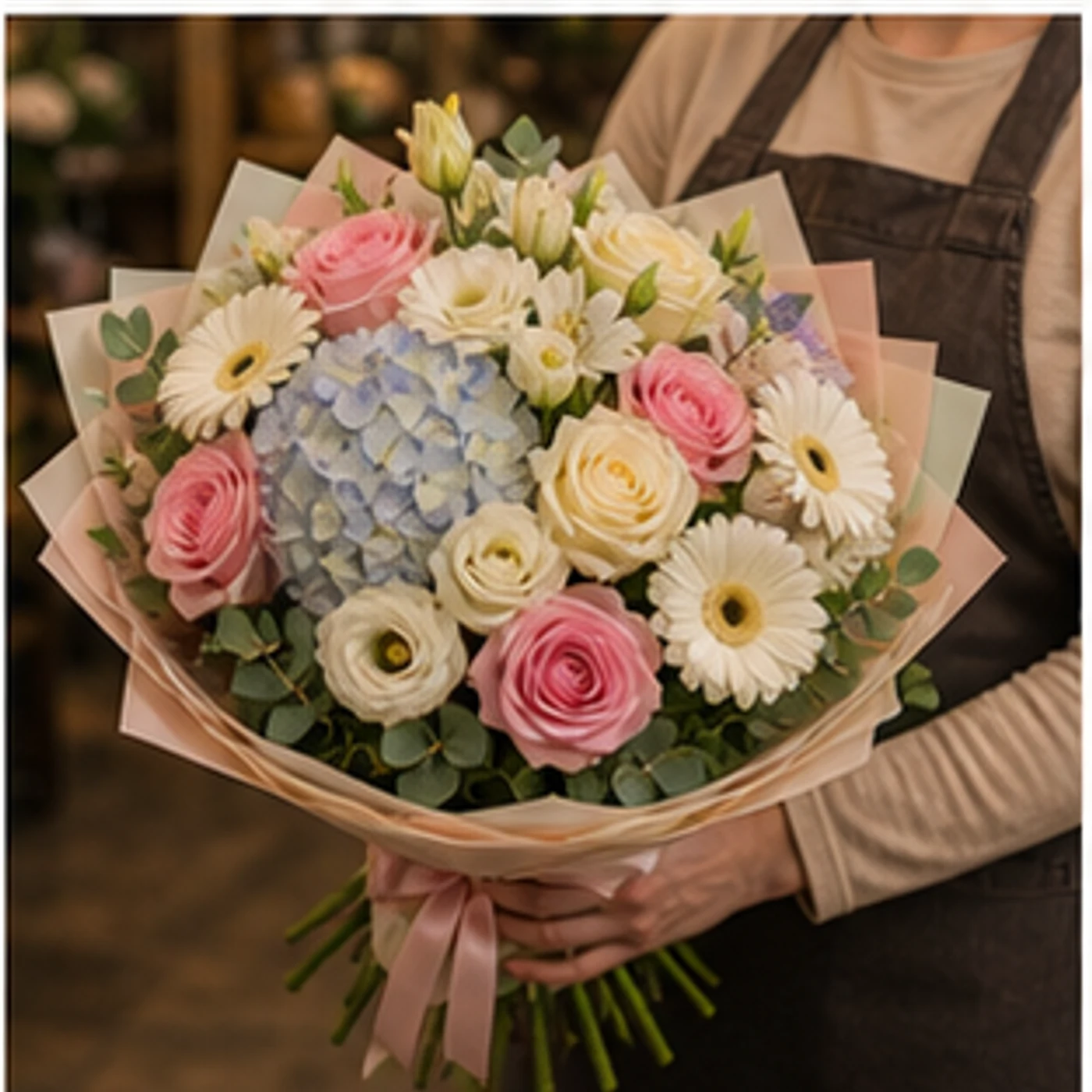 Buchet Personalizat lux multicolor - poza 2