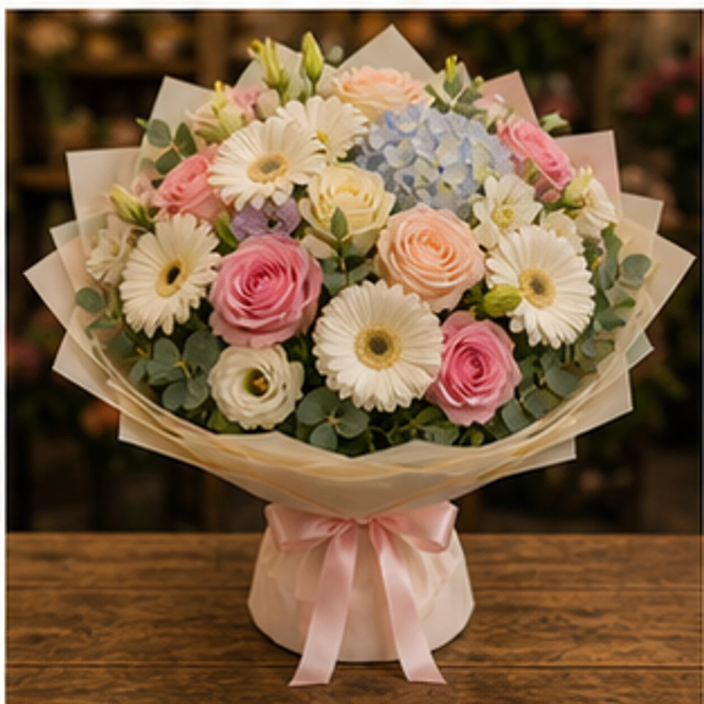 Buchet Personalizat lux multicolor - poza 3