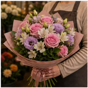 Buchet Personalizat romantic premium - poza 2