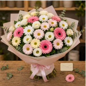 Buchet Pragul Casei Coral Joy - imagine 3