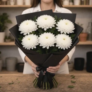Buchet Rămas Bun White Grace - imagine 2
