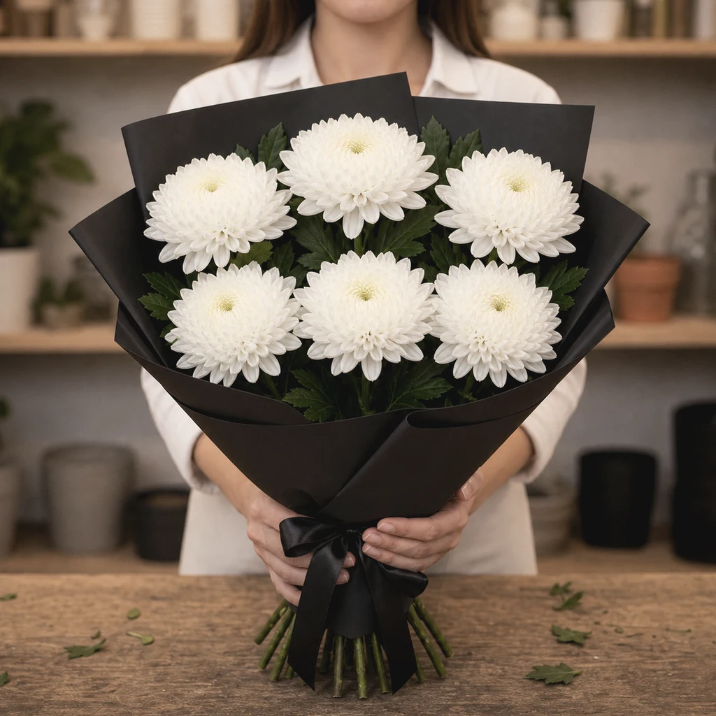 Buchet Rămas Bun White Grace - imagine 2